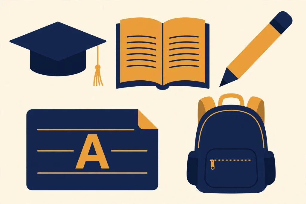 Education calculators illustration